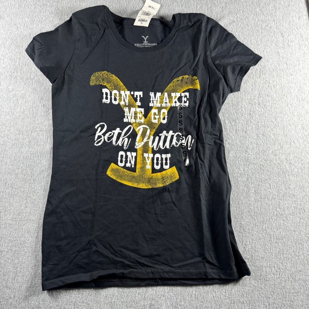 Yellowstone - Dutton Ranch - Women's - Black Fitted T-shirt - Size Small